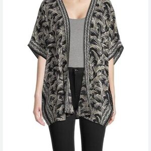 Max studio tropical kimono size l/xl